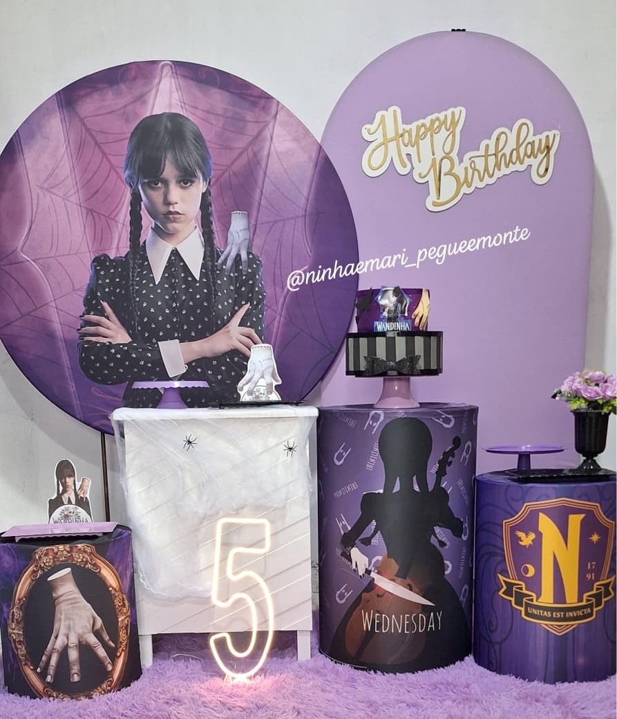 Kit Diamante Wandinha 1 - N&M-pegue e monte