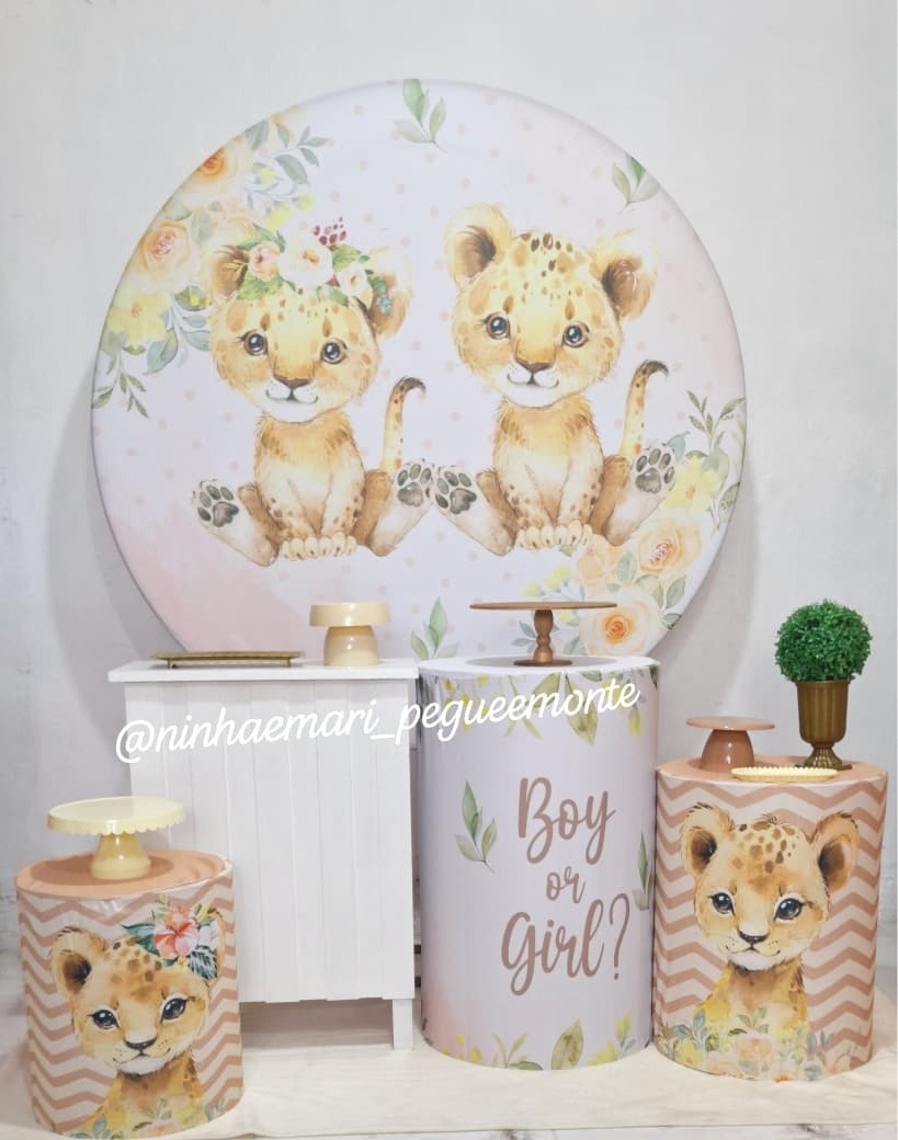 Kit Ouro Chá Revelação  - N&M-pegue e monte