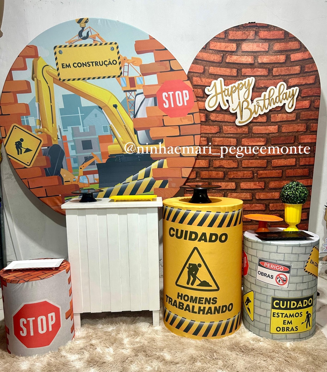 Kit Diamante Construção   - N&M-pegue e monte