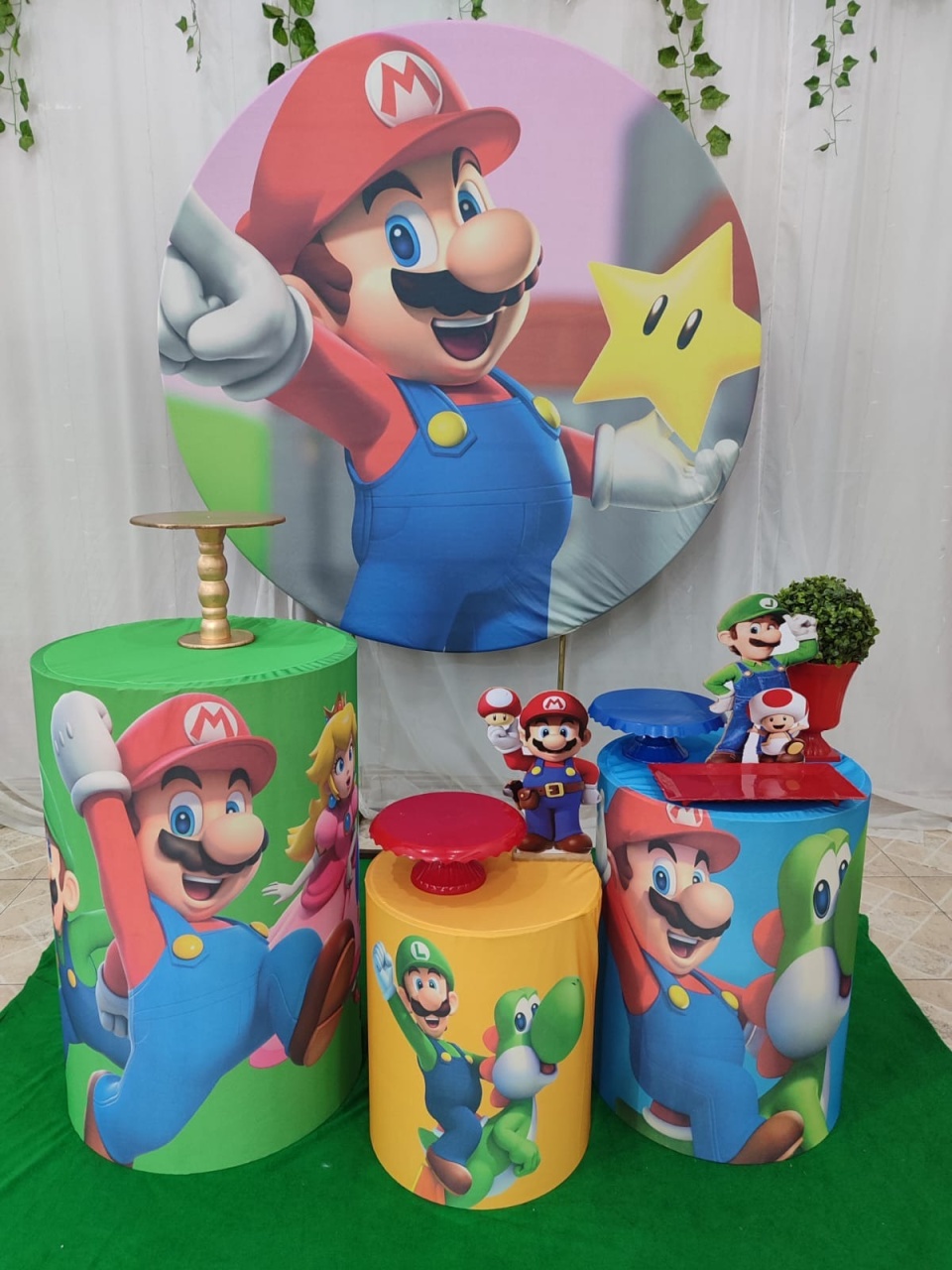Kit Prata Super Mario  2   - N&M-pegue e monte