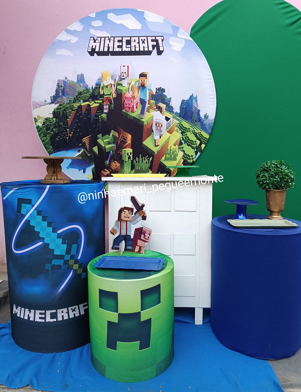 Kit Diamante Minecraft  - N&M-pegue e monte