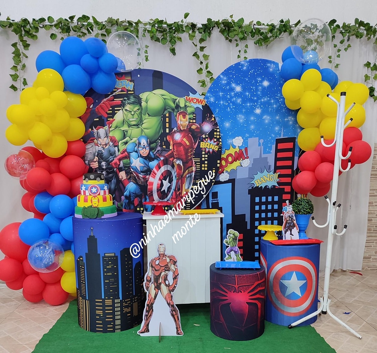 Kit Diamante Vingadores  - N&M-pegue e monte