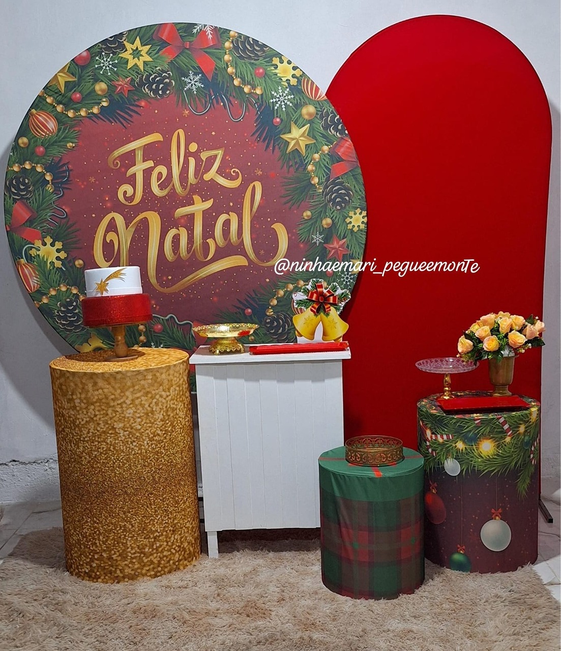 Kit Diamante Feliz Natal 2 - N&M-pegue e monte