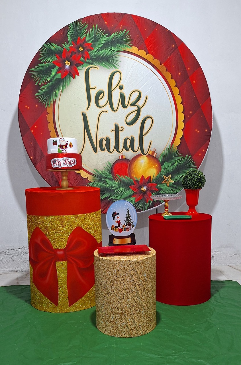 Kit Prata Feliz Natal 3 - N&M-pegue e monte