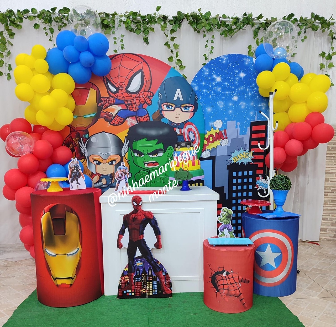 Kit Diamante Vingadores Baby - N&M-pegue e monte