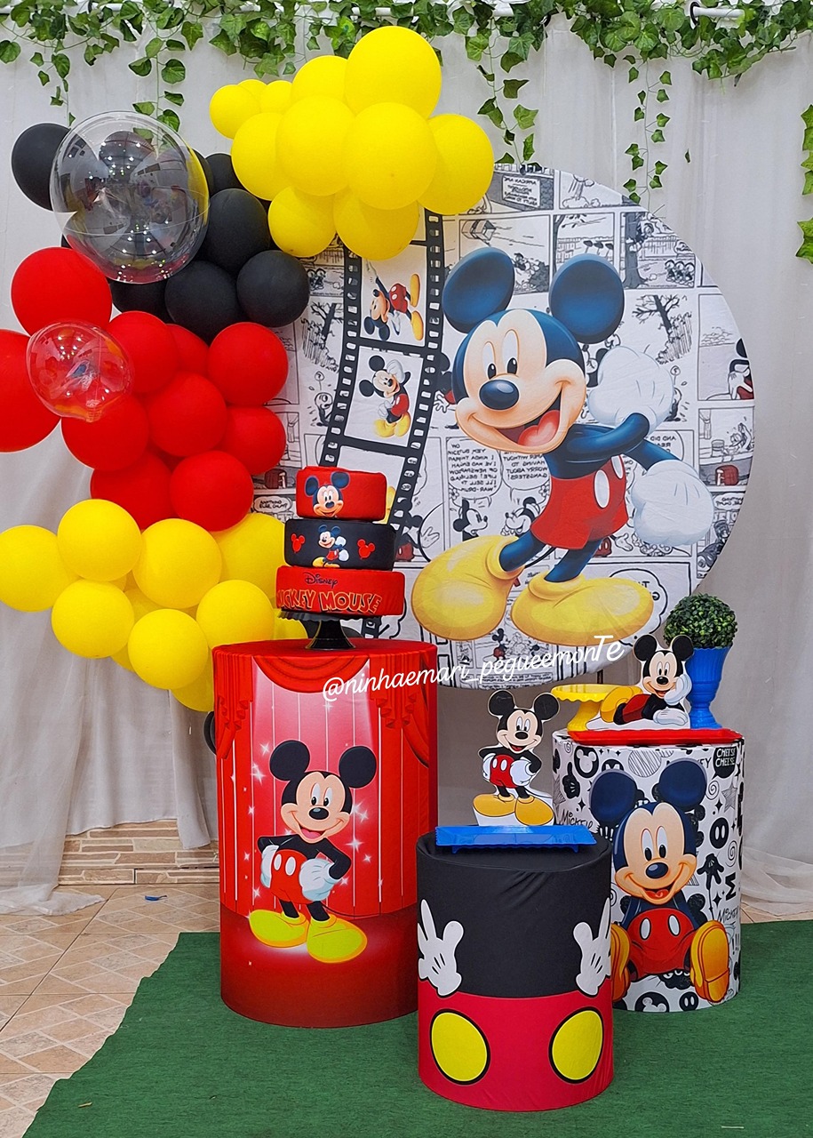 Kit Prata Mickey  - N&M-pegue e monte
