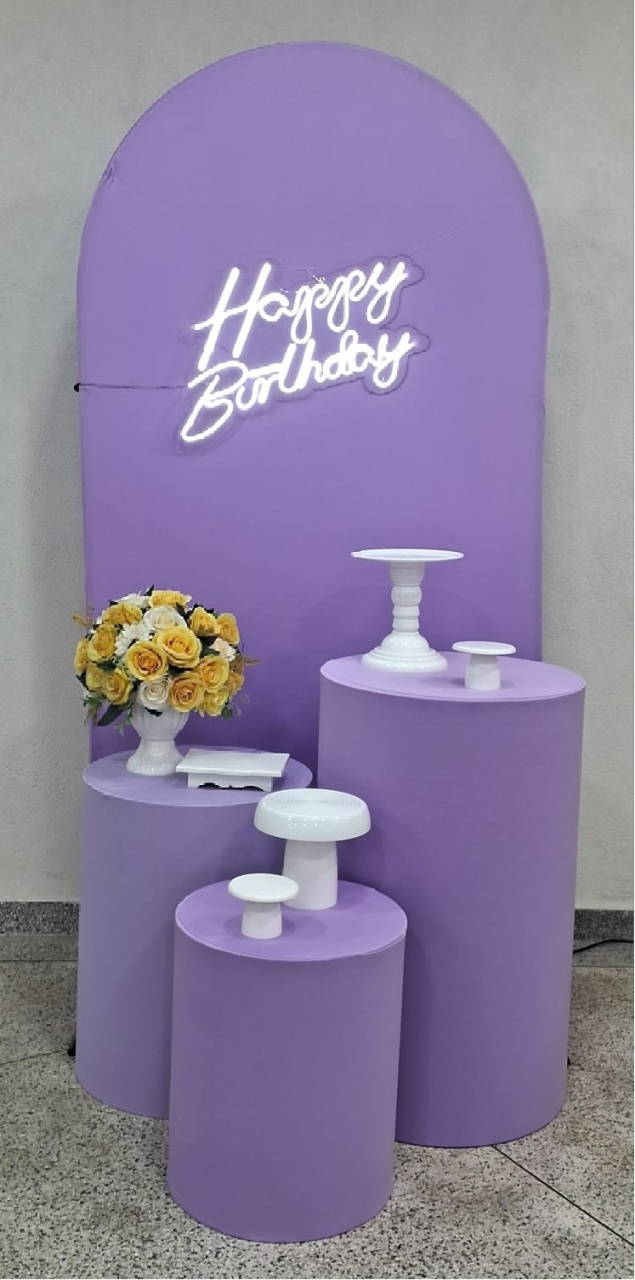 Bronze Com Romano Lilas + Led - lilipeguemonte