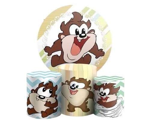 Kit Prata Tazmania Baby - Lili decorações pegue emonte