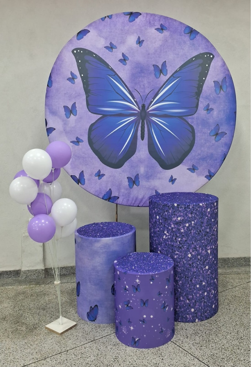 Kit Básico Borboleta Lilás - Lili decorações pegue emonte