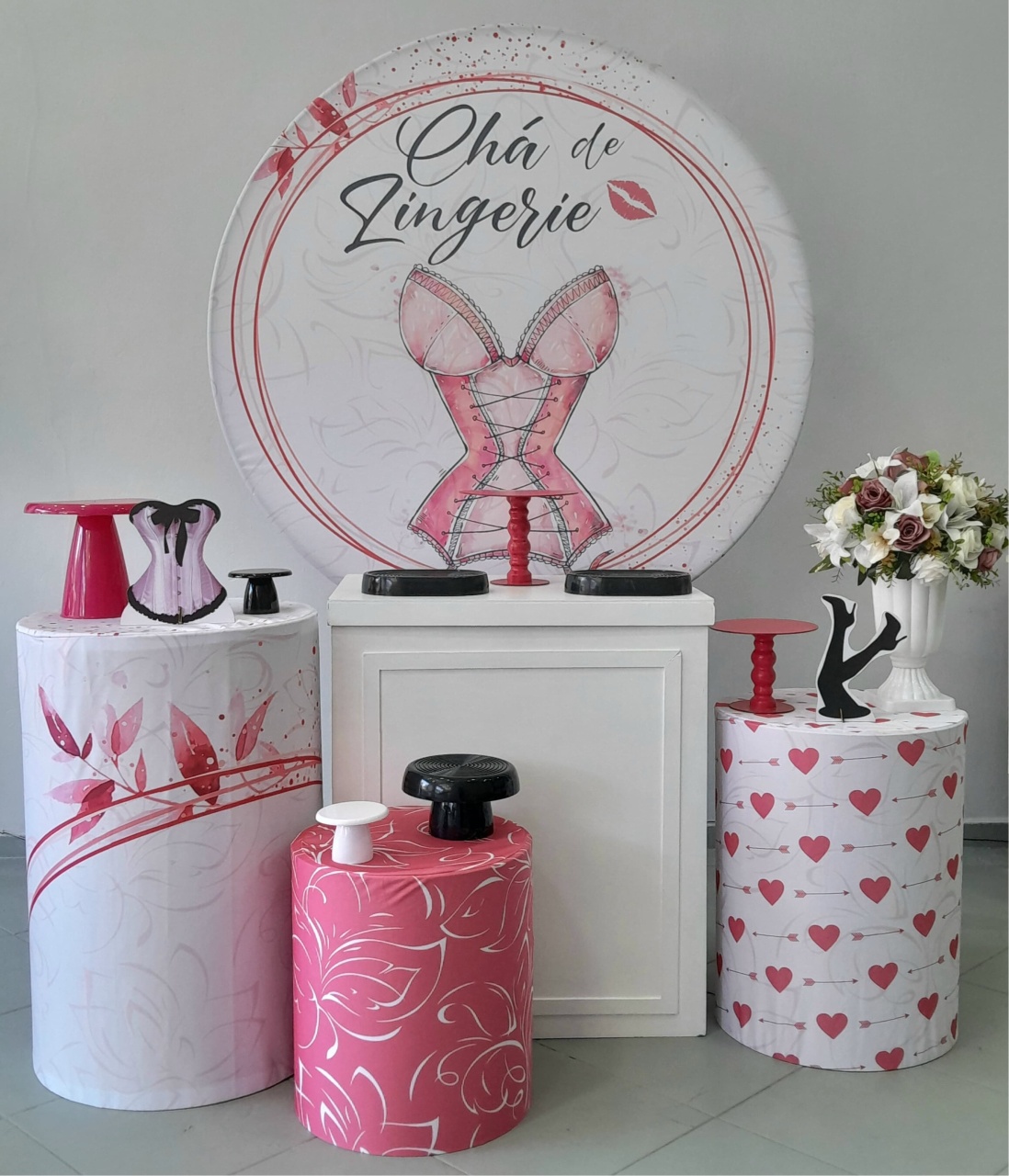 Kit Prata Cha de Lingerie - Lili decorações pegue emonte