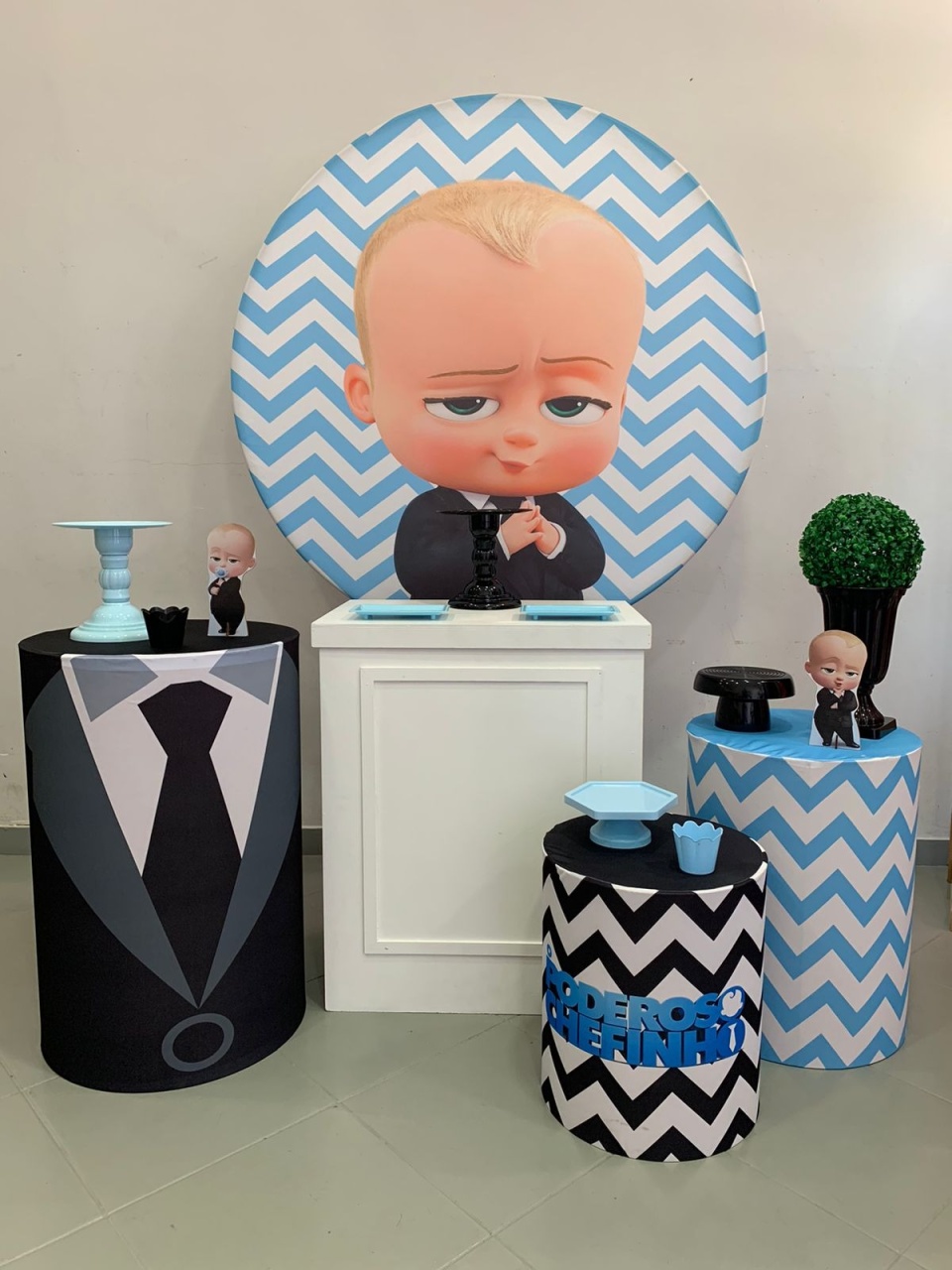 Kit Prata Poderoso Chefinho  - Lili decorações pegue emonte