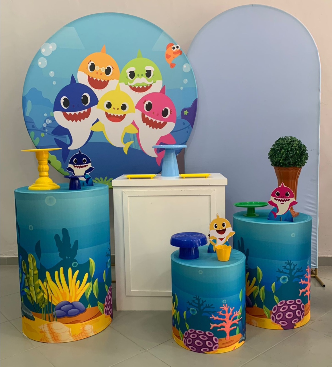 Kit Ouro Baby Shark Menino - Lili decorações pegue emonte