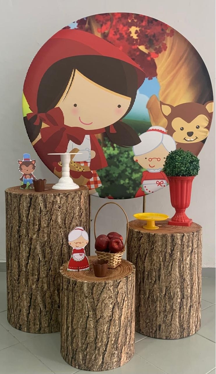 Kit Bronze Chapeuzinho Vermelho - Lili decorações pegue emonte