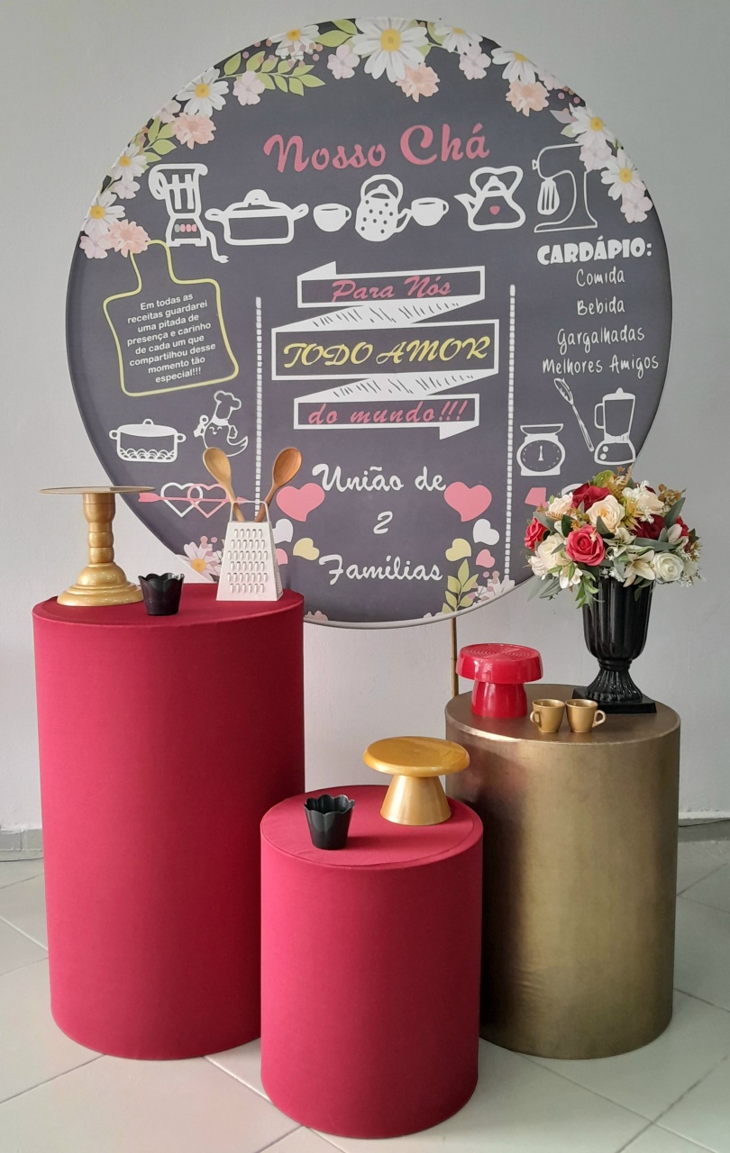 Kit Bronze Cha de Cozinha 02 - Lili decorações pegue emonte