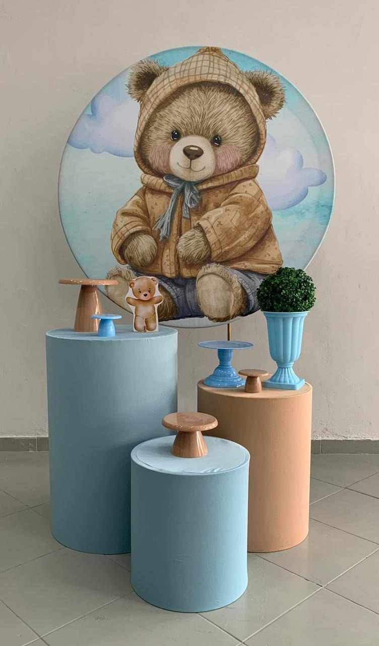 Kit Bronze Ursinho de Capuz - Lili decorações pegue emonte