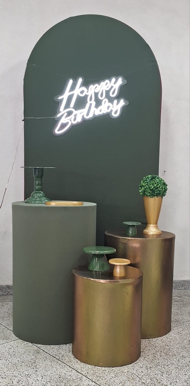 Bronze C/ Romano Verde E Dourado  - Lili decorações pegue emonte