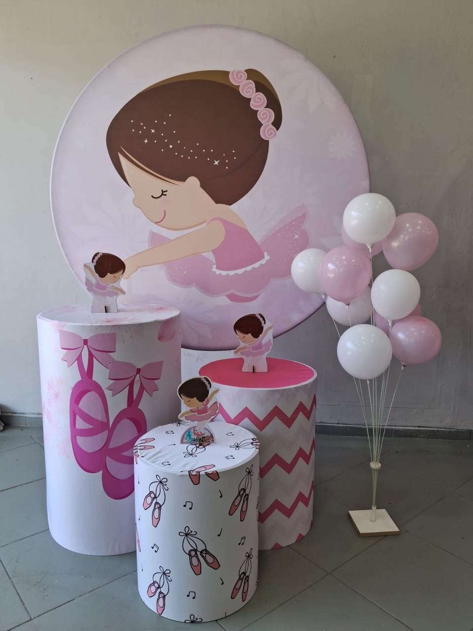 Kit Basico Bailarina 2 - Lili decorações pegue emonte