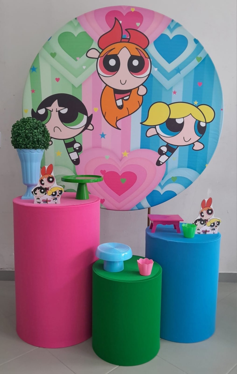 Kit Bronze Meninas Super Poderosas - Lili decorações pegue emonte