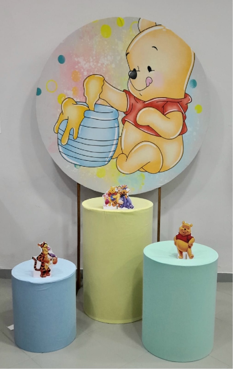 Kit Básico Ursinho Pooh - Lili decorações pegue emonte