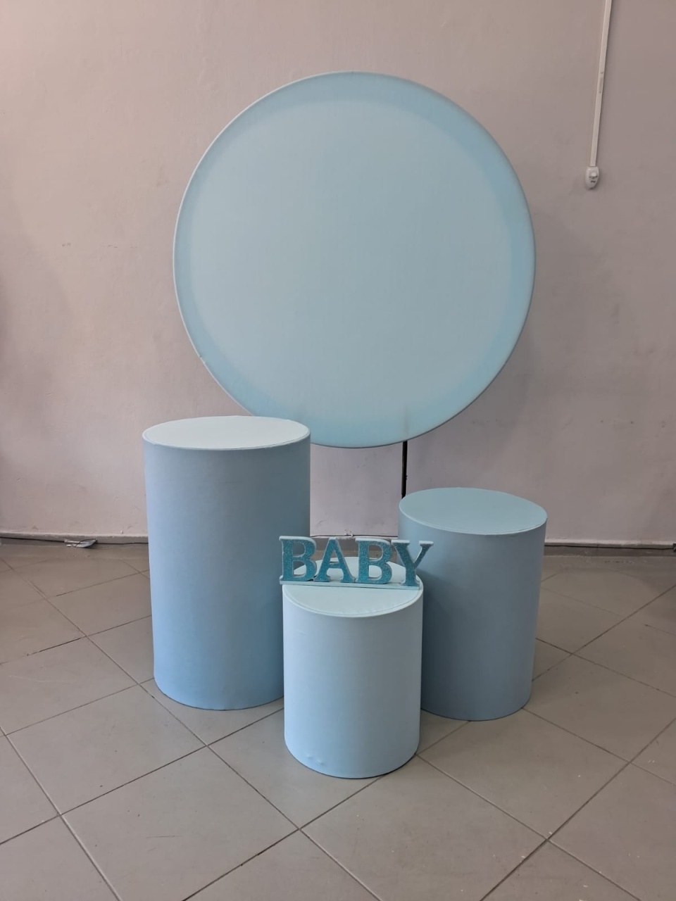Kit Básico Azul Neutro - Lili decorações pegue emonte