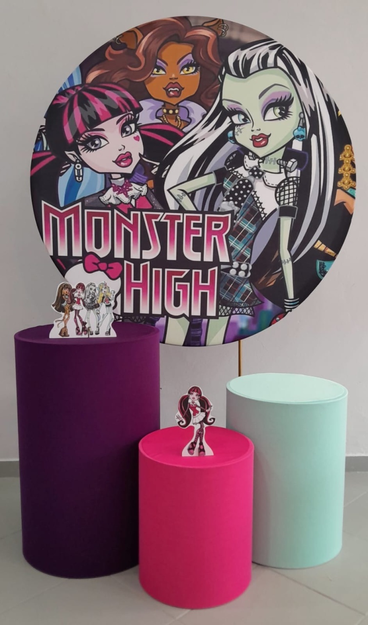 Kit Básico Monster High  - Lili decorações pegue emonte