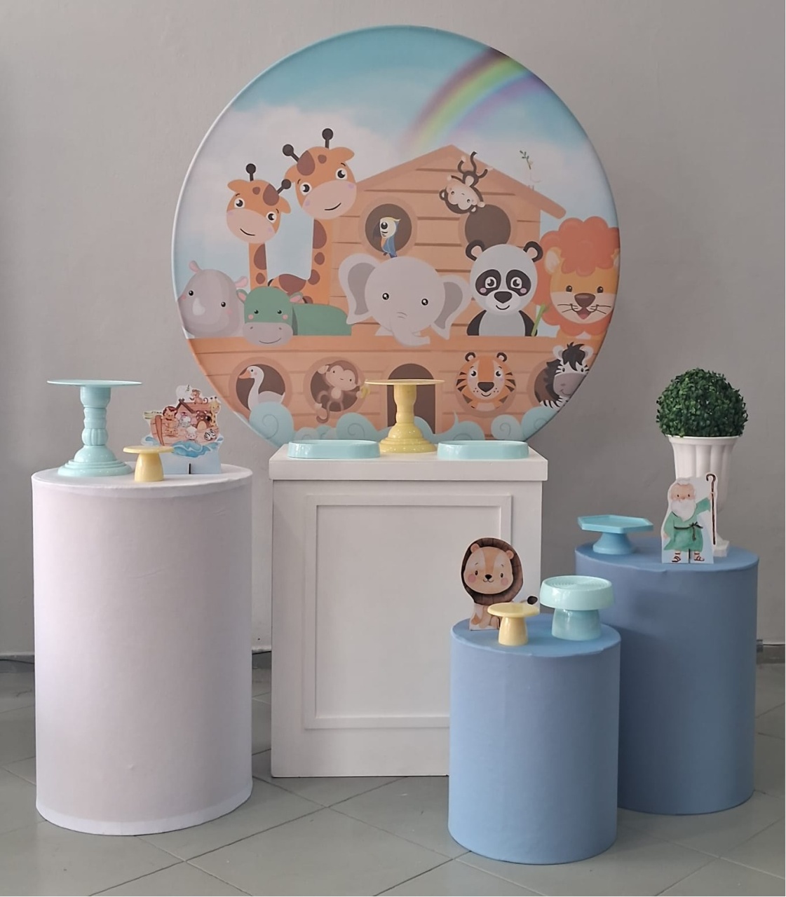 Kit Prata Arca de Noé - Lili decorações pegue emonte