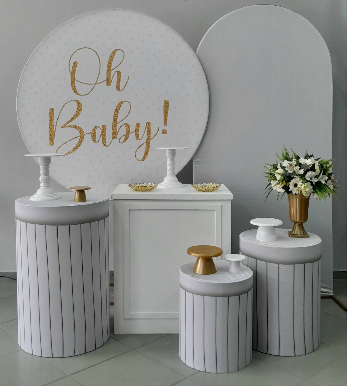 Kit Ouro Oh Baby  - Lili decorações pegue emonte