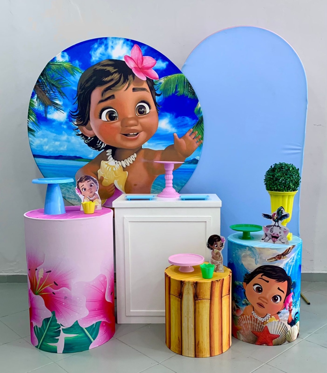 Kit Ouro Moana Baby  - Lili decorações pegue emonte