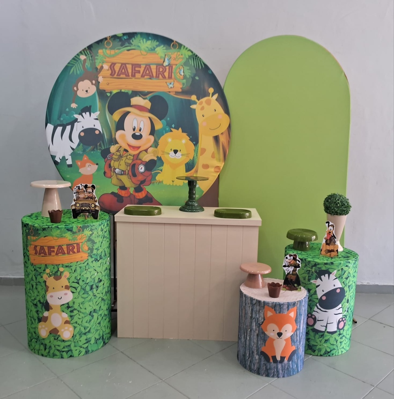 Kit Ouro Micke Safari - Lili decorações pegue emonte
