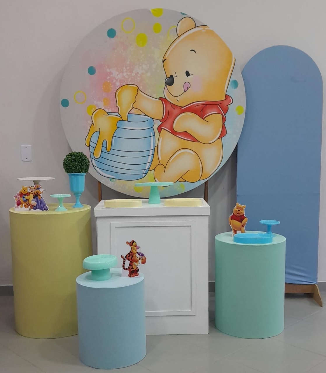 Kit Ouro Ursinho Pooh - Lili decorações pegue emonte