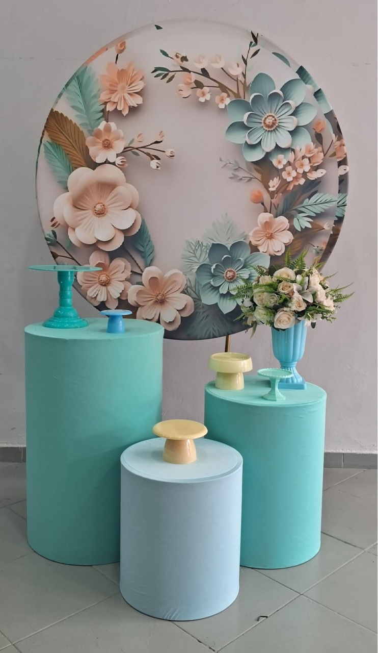 Kit Bronze Floral Tiffany - Lili decorações pegue emonte