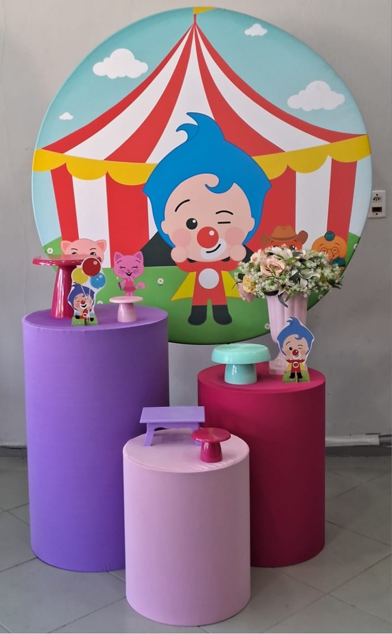 Kit Bronze Herois Do Coração Rosa - Lili decorações pegue emonte