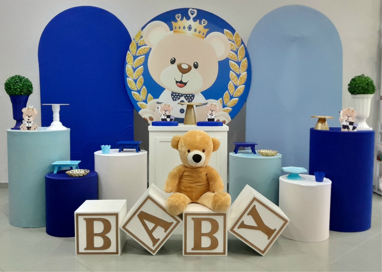 Composição Ursinho Principe  - Lili decorações pegue emonte