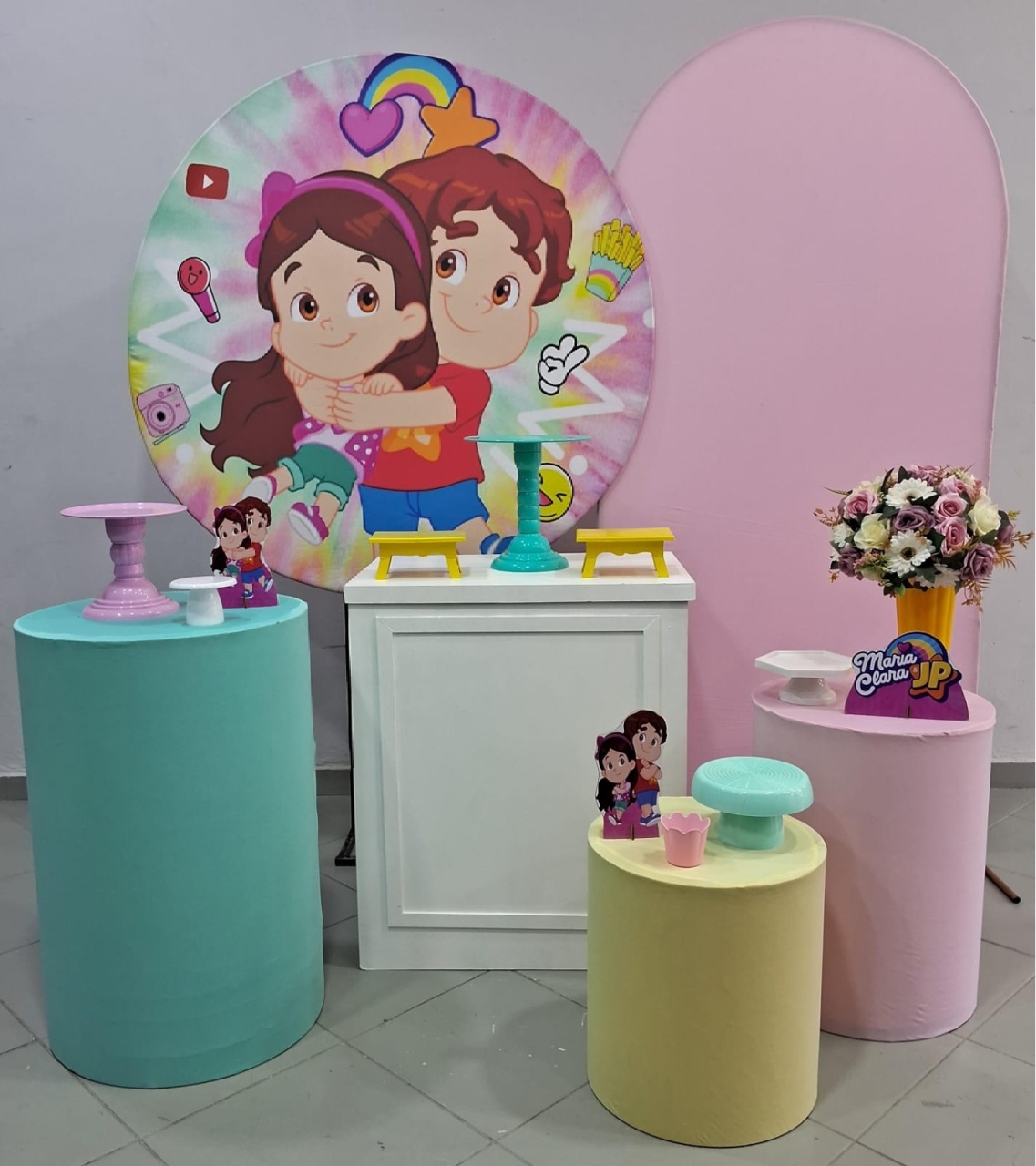 Kit Ouro Maria Clara E Jp - Lili decorações pegue emonte