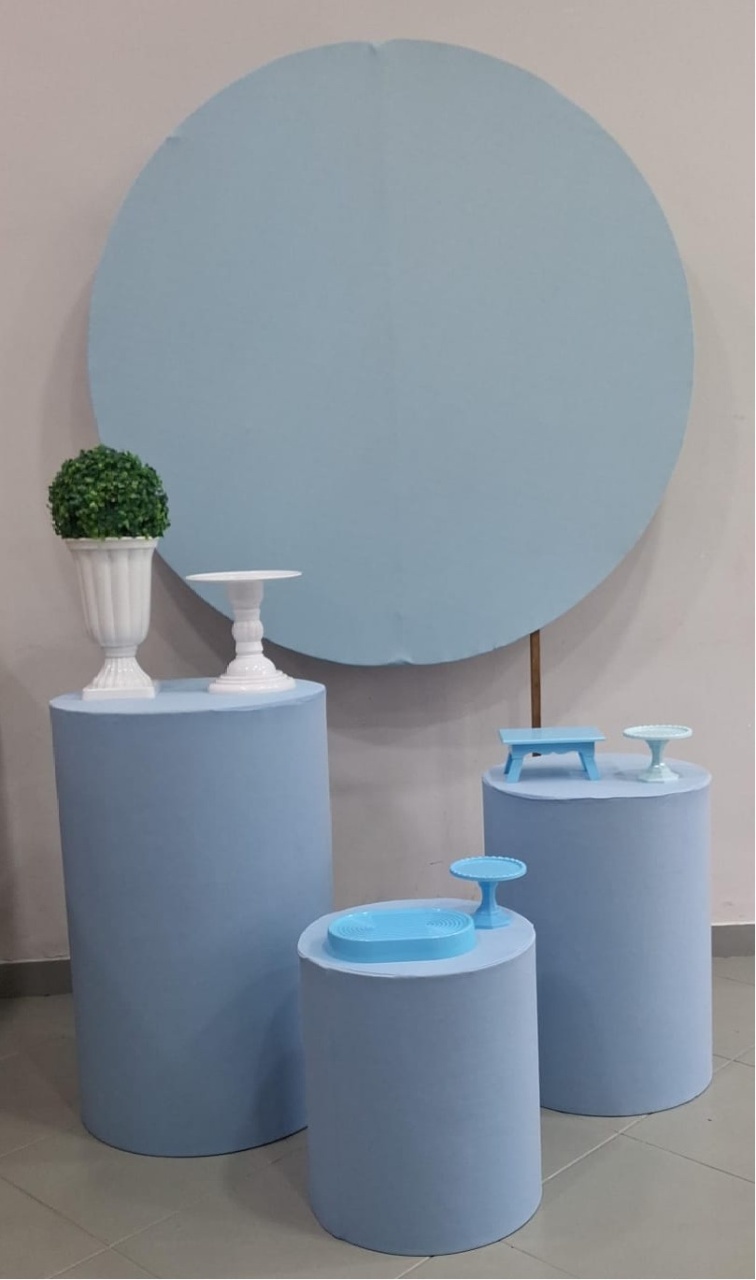 Kit Bronze Azul Neutro - Lili decorações pegue emonte