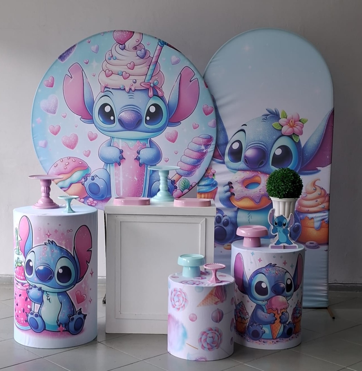 Kit Ouro Lilo Stich Doces - Lili decorações pegue emonte
