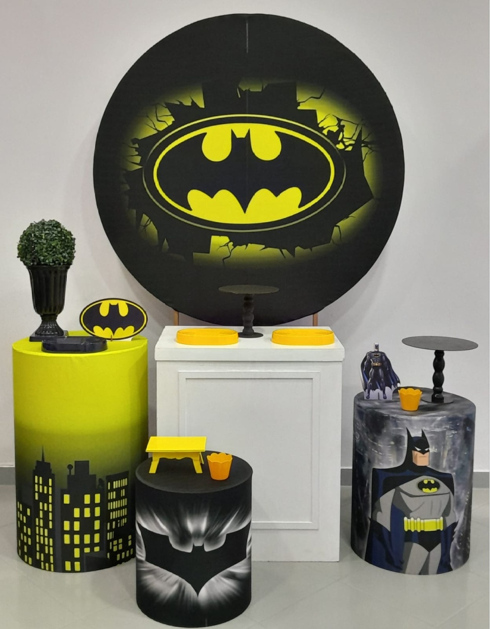 Kit Prata Batman - Lili decorações pegue emonte