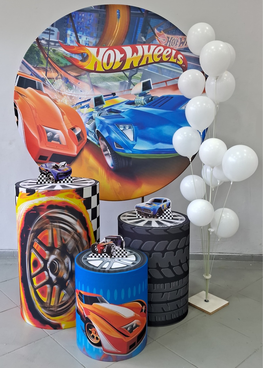 Kit Básico Hot Wheels  - Lili decorações pegue emonte