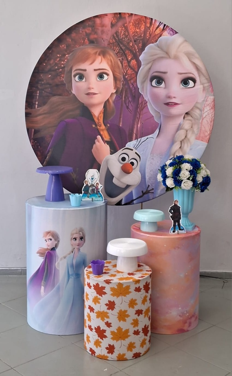 Kit Bronze Frozen 02 - Lili decorações pegue emonte