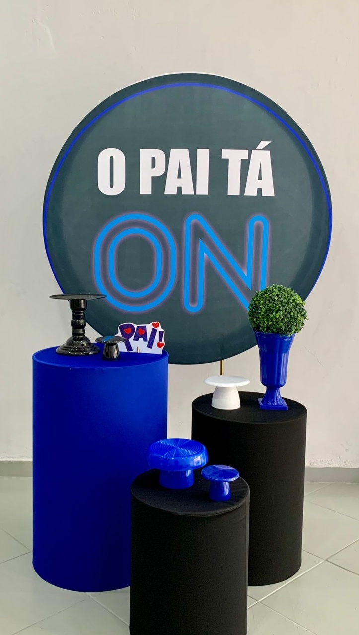 Kit Bronze O Pai Tá On - Lili decorações pegue emonte