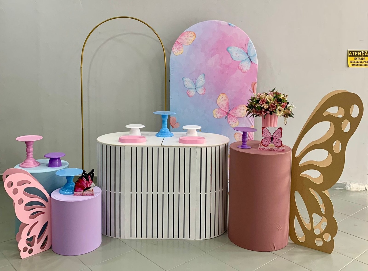 Composição Borboletas  - Lili decorações pegue emonte