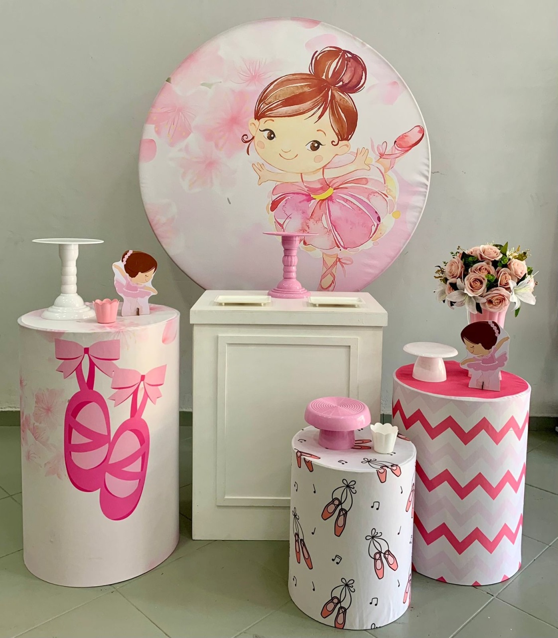 Kit Prata Bailarina - Lili decorações pegue emonte