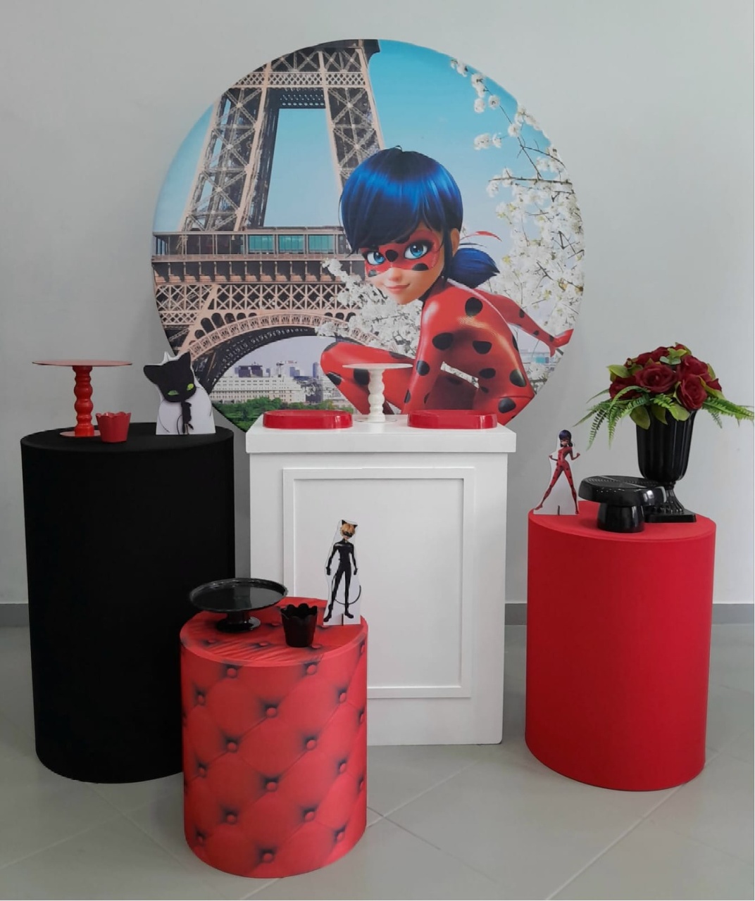 Kit Prata Lady Bug - Lili decorações pegue emonte