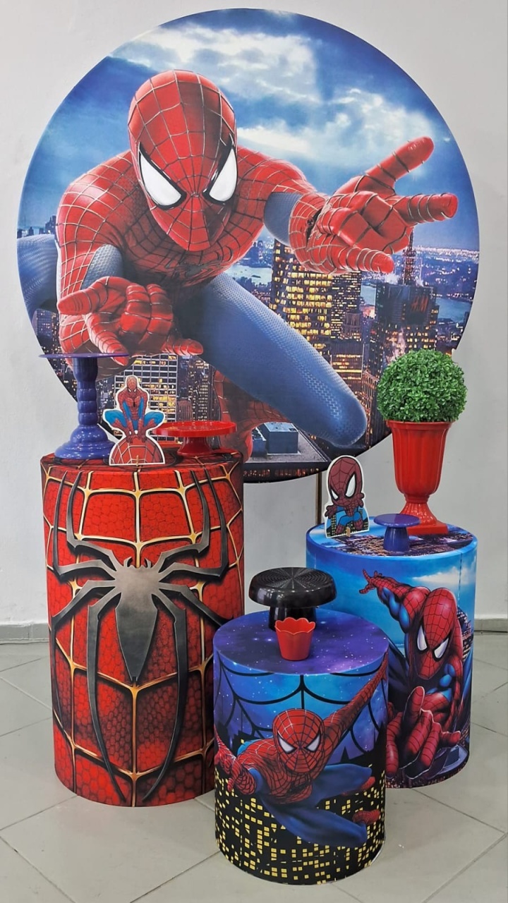 Kit Bronze Homem Aranha 3 - Lili decorações pegue emonte