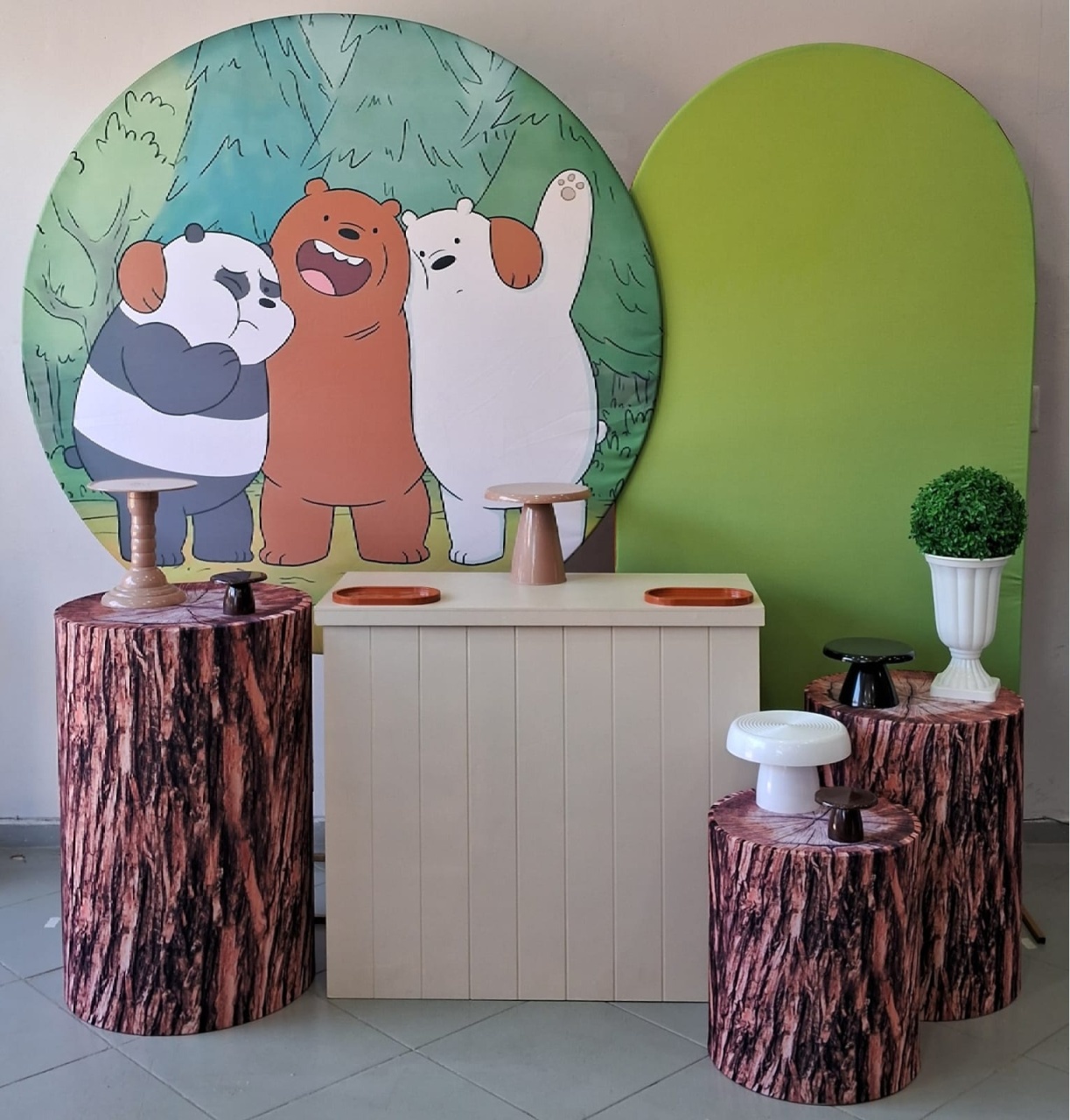 Kit Ouro Ursos Sem Curso - Lili decorações pegue emonte