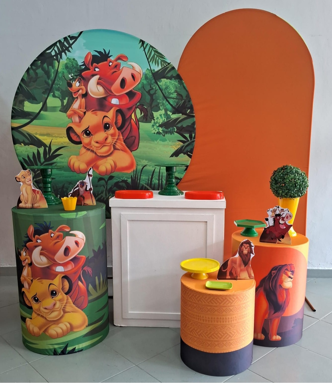 Kit Ouro Rei Leão - Lili decorações pegue emonte