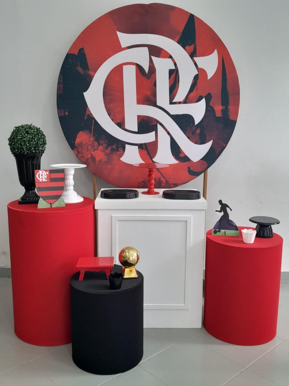 Kit Prata Flamengo - Lili decorações pegue emonte