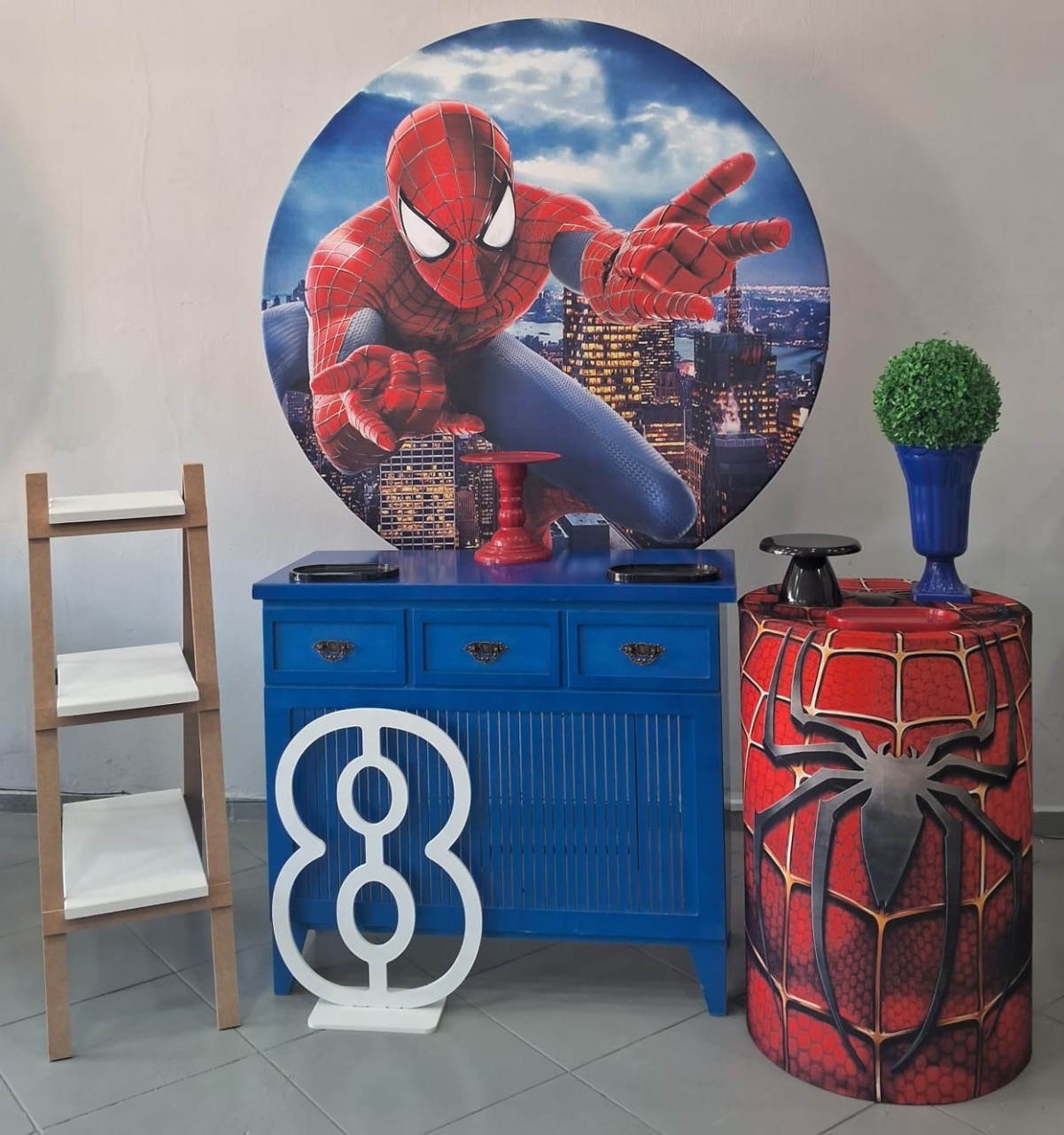 Kit Esmeralda Homem Aranha  - Lili decorações pegue emonte