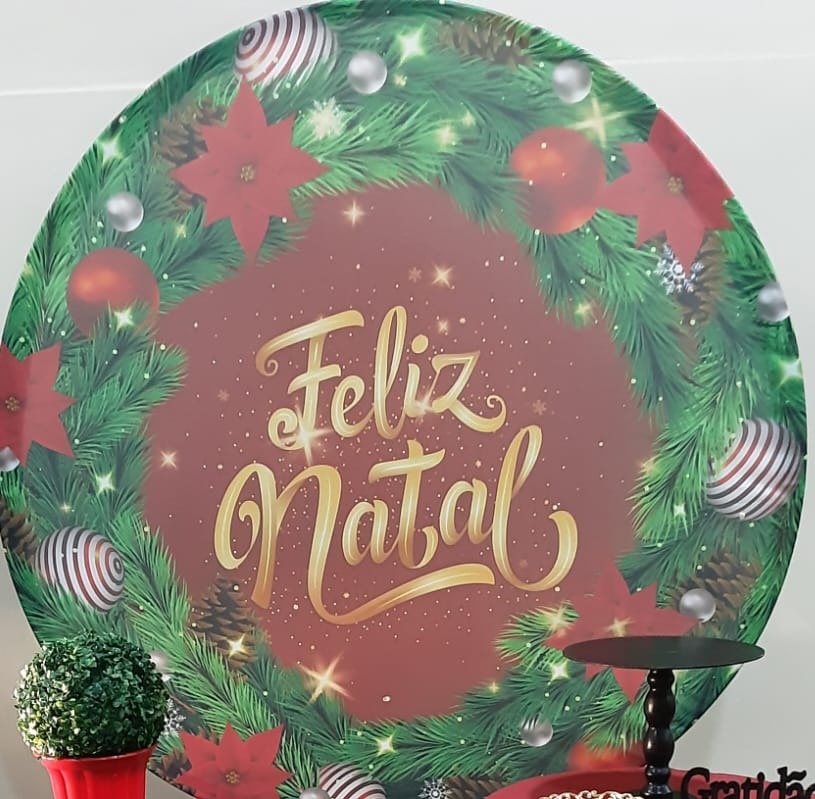 Painel Feliz Natal - Lili decorações pegue emonte