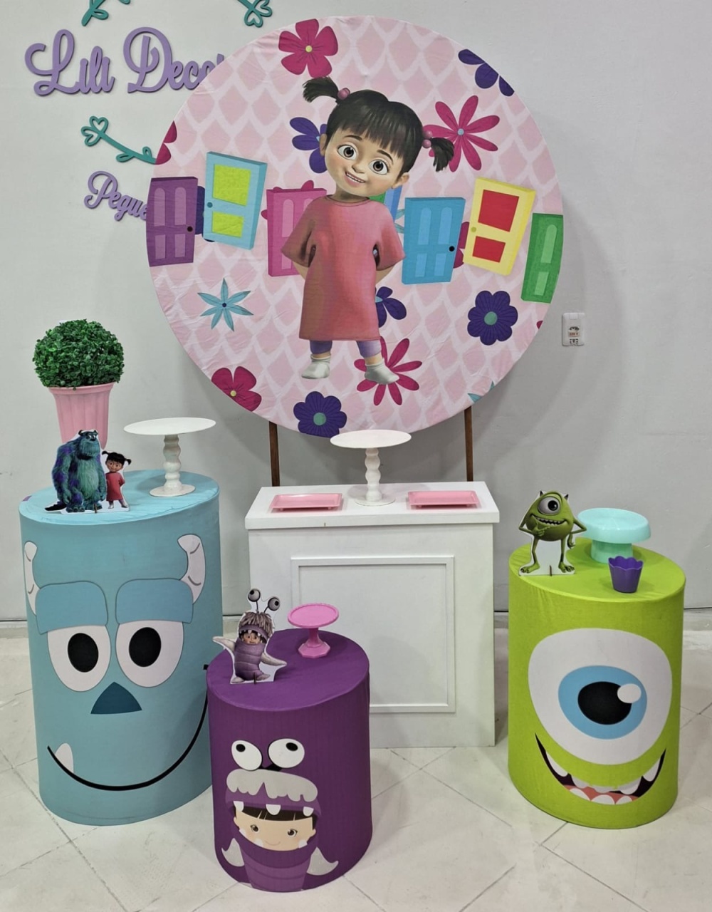 Kit Prata Monstros S.a - Lili decorações pegue emonte